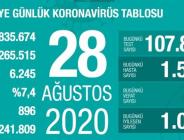 CORONAVİRÜS TABLOSUNDA BUGÜN (28 AĞUSTOS 2020)