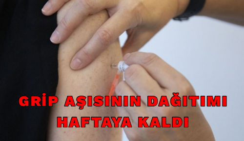 GRİP AŞISININ DAĞITIMI HAFTAYA KALDI