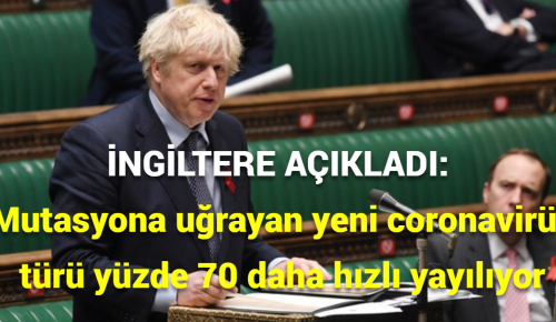 İNGİLTERE AÇIKLADI: Mutasyona uğrayan yeni coronavirüs türü yüzde 70 daha hızlı yayılıyor