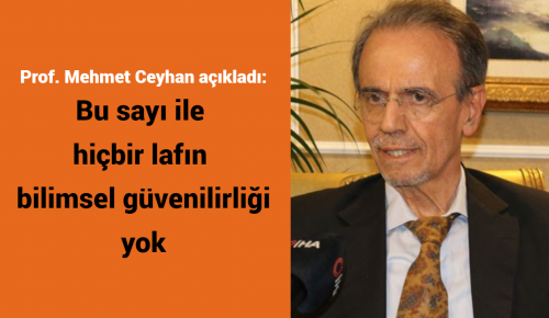 Prof. Mehmet Ceyhan’dan aşı açıklaması: Bu sayı ile hiçbir lafın bilimsel güvenilirliği yok