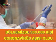 BÖLGEMİZDE 500.000 KİŞİ CORONAVİRÜS AŞISI OLDU     