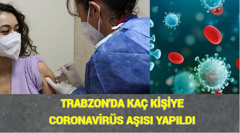 TRABZON’DA KAÇ KİŞİYE CORONAVİRÜS AŞISI YAPILDI