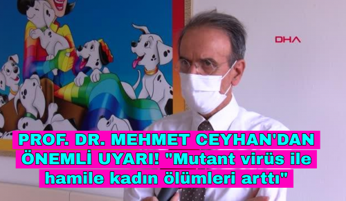 PROF. DR. MEHMET CEYHAN’DAN ÖNEMLİ UYARI! “Mutant virüs ile hamile kadın ölümleri arttı”