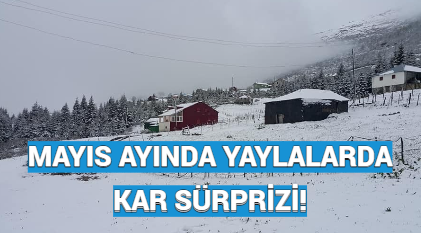 MAYIS AYINDA YAYLALARDA KAR SÜRPRİZİ!