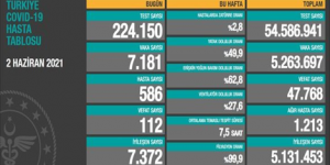 CORONAVİRÜS TABLOSUNDA BUGÜN (02 HAZİRAN 2021)