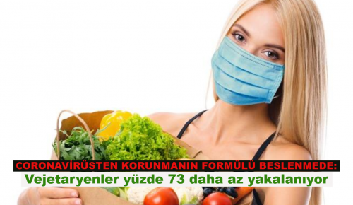 CORONAVİRÜSTEN KORUNMANIN FORMÜLÜ BESLENMEDE: Vejetaryenler yüzde 73 daha az yakalanıyor