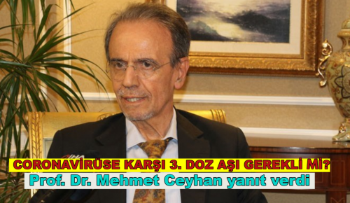 CORONAVİRÜSE KARŞI 3. DOZ AŞI GEREKLİ Mİ? Prof. Dr. Mehmet Ceyhan yanıt verdi