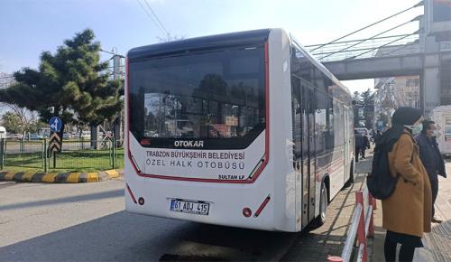 AKÇAABAT DOLMUŞLARININ HALK OTOBÜSÜNE DÖNÜŞÜMÜ MEMNUNLUK YARATTI