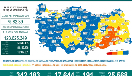 CORONAVİRÜS TABLOSUNDA BUGÜN (18 ARALIK 2021)