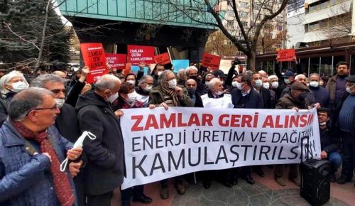 ANKARA VE KUŞADASI’NDA EYLEM: Elektrik fiyatlarındaki artışlar kabul edilemez, zamlar geri alınsın