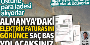 ALMANYA’DAKİ ELEKTRİK FATURASINI GÖRÜNCE SAÇ BAŞ YOLACAKSINIZ! Bizim aylık faturamızı bir yılda ödeyip üstüne para iadesi alıyorlar
