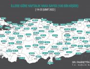 HAFTALIK VAKA HARİTASI AÇIKLANDI: Kırşehir, Aksaray ve Eskişehir’de yoğun vaka artışı görüldü