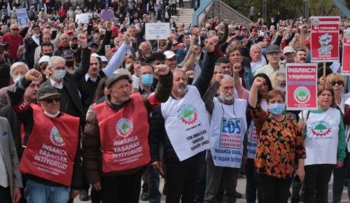 EMEKLİLER ANKARA’DA HAYKIRDI: İnsanca yaşamak istiyoruz
