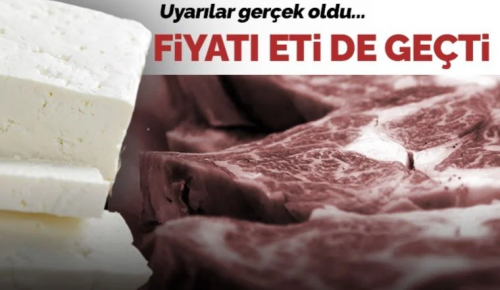 KORKULAN OLDU! Peynirin fiyatı eti geçti