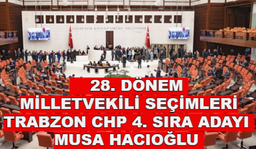 TRABZON’UN CHP MİLLETVEKİLİ KESİN ADAYLARI BELLİ OLDU