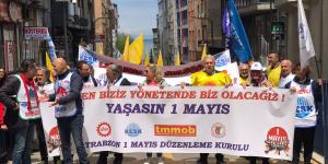 1 MAYIS BİRLİK, MÜCADELE VE DAYANIŞMA GÜNÜ TRABZON’DA KUTLANDI