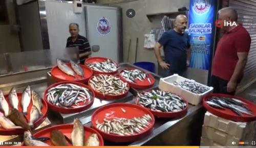 TRABZON’DA BALIK ÇEŞİTLERİ TEZGAHLARDA YERİNİ ALDI