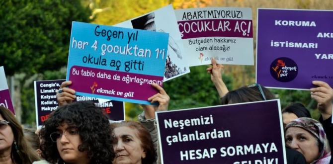GÖVDESİ DAĞLAR TAŞLARDI, BODURLAŞTILAR : Çocuklara 1 oyun yemeğin yükü ağır geldi
