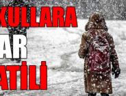 TRABZON’DA OKULLARA KAR TATİLİ |  24 Şubat Pazartesi günü için eğitime ara verildi