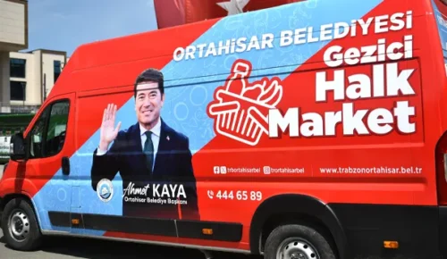 TRABZON’DA GEZİCİ HALK MARKET HİZMETE BAŞLADI! “Vatandaşların kapısına kadar gidiyoruz”