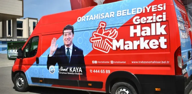 TRABZON’DA GEZİCİ HALK MARKET HİZMETE BAŞLADI! “Vatandaşların kapısına kadar gidiyoruz”