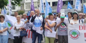 KESK TRABZON TÜİK ÖNÜNDE ZAMLARI PROTETO ETTİ  | TÜİK rakamları yalan, yoksulluk gerçek