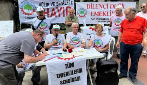 TÜM EMEKLİLERİN SENDİKASINDAN SEYYANEN ZAM ÇAĞRISI: Açlık sınırının altında yaşamaya mahkûmuz