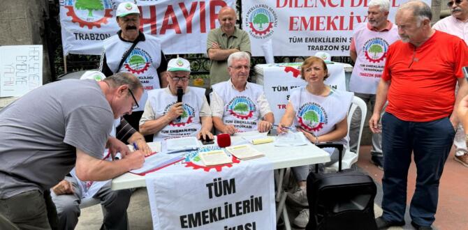 TÜM EMEKLİLERİN SENDİKASINDAN SEYYANEN ZAM ÇAĞRISI: Açlık sınırının altında yaşamaya mahkûmuz