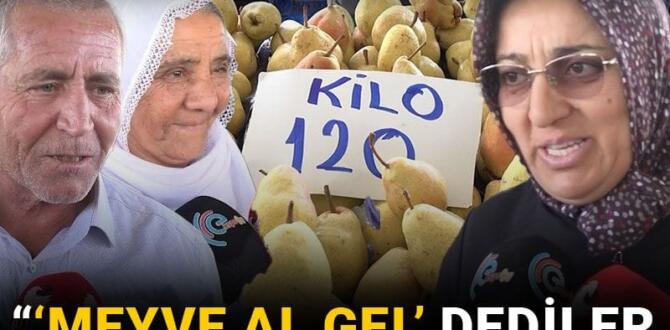CÜZDAN DA BOŞ PAZAR ARABASI DA! ‘Meyve al gel dediler vallahi alamadım’