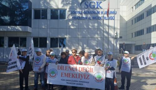 TÜM EMEKLİLERİN SENDIKASINDAN TÜİK’E PROTESTO!