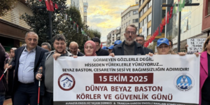 TRABZON’DA “BEYAZ BASTON” İÇİN FARKINDALIK YÜRÜYÜŞÜ: “Engel Yok, Anlayış Olsun”