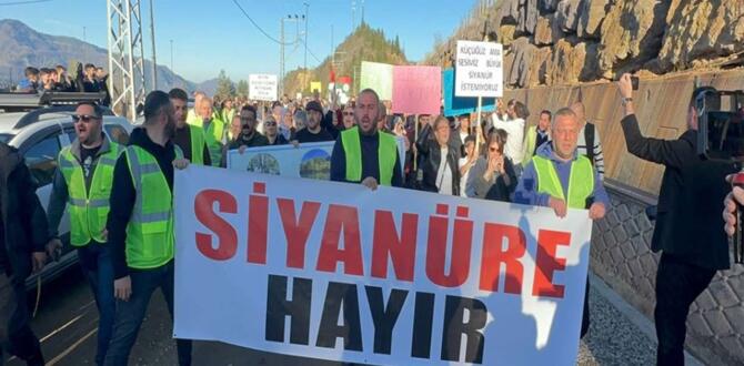 ARTVİN’DE SİYANÜR İSYANI: Halk maden şirketine yürüdü
