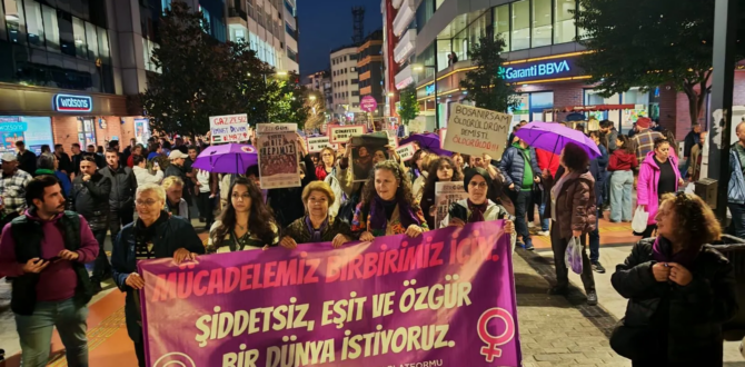TRABZON’DA 25 KASIM’DA KADINLAR SOKAKTA “Kelebekler’in Bıraktığı Yerden…”