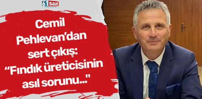 TRABZON ZİRAAT MÜHENDİSLERİ ODASINDAN SERT AÇIKLAMA | Fındık üretici örgütsüz, küçük ama örgütlü gruplar tarafından yönetiliyor
