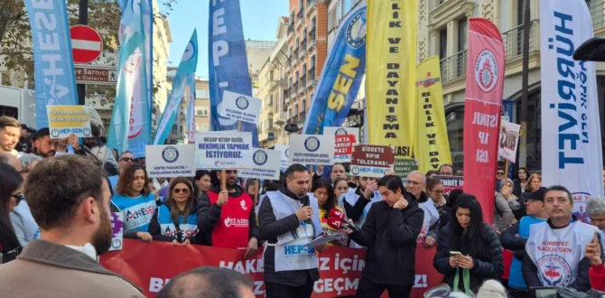 HEKİMLER ALANLARA ÇIKTI: “Maaş kesintilerine son verin” Halk sağlığı göz ardı ediliyor