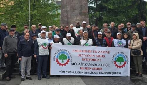 EMEKLİLER AÇLIK VE YOKSULLUĞA KARŞI İNSANCA YAŞAM  İÇİN YİNE SOKAKTA: Sinan Hacıömeroğlu Ankara’ya seslendi