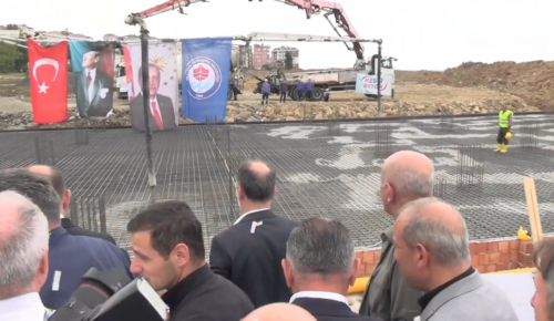 AKÇAABAT’IN YENİ OTOGAR TEMELİ ATILDI