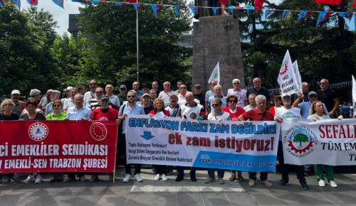 TRABZON’DA TÜİK VERİLERİNE TEPKİ: “Gerçek enflasyon çarşıda, pazarda ve mutfakta yaşanıyor”