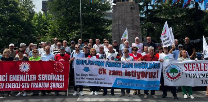 TRABZON’DA TÜİK VERİLERİNE TEPKİ: “Gerçek enflasyon çarşıda, pazarda ve mutfakta yaşanıyor”